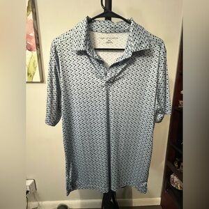 Light Blue patterned Polo